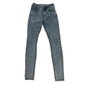 Bullhead Denim Co High Rise Denim Jean Jeggings Size 3 Women’s